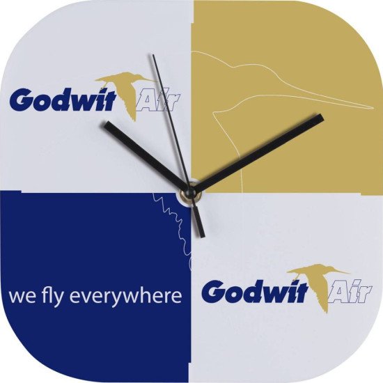 Настінний годинник Easy Gifts Bel Air, колір білий - 199606