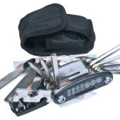 Набір інструментів для велосипеда 17в1 Easy Gifts Minneapolis, колір чорний - 800103