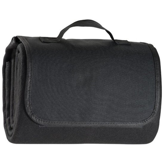 Плед флісовий двосторонній Easy Gifts Arnheim 120х150 см, колір чорний - 331903