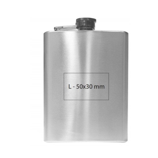 Фляга 237 мл сталева Macma, колір сірий - 6570307
