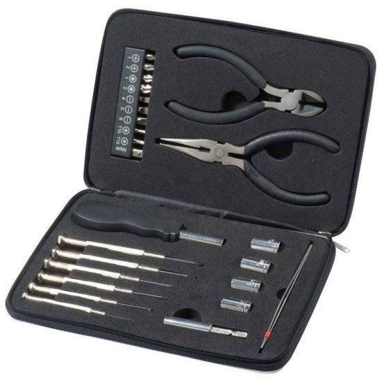 Набір інструментів 27в1 Macma, в кейсі, колір сірий/чорний - 8782307