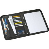 Папка для документів А4 Macma PU з блокнотом, колір чорний - 2101103