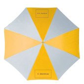 Парасоля-тростина автоматична Macma MC Twocolor, колір жовтий/білий - 4508508