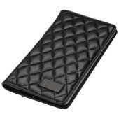 Візитниця шкіряна Macma, колір чорний - 2794203