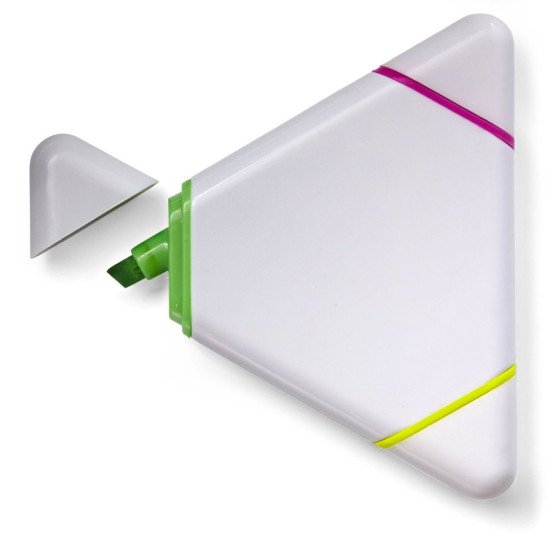 Маркер текстовий Voyager Triangular, 3 шт, колір білий - V1514-02