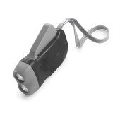 Динамо-ліхтарик Voyager LED з ремінцем, колір чорний - V5504-03