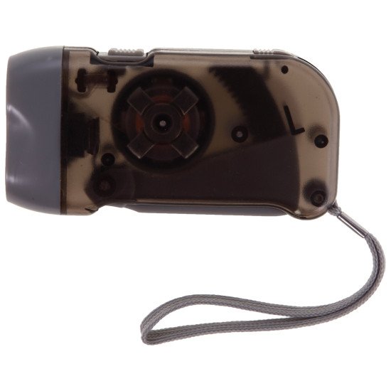 Динамо-ліхтарик Voyager LED з ремінцем, колір чорний - V5504-03