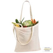 Сумка-шопер з довгими ручками Macma, колір білий - 6216406