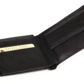 Гаманець чоловічий шкіряний Stefania, колір чорний - 014M-MAL-62