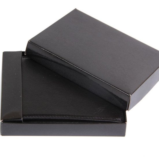 Гаманець чоловічий шкіряний Stefania, колір чорний - 014M-MAL-62