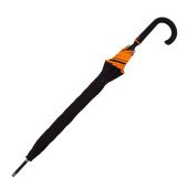 Парасоля-тростина напівавтоматична Line Art Line, колір чорний/помаранчевий - 7130010