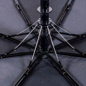 Парасоля складана напівавтоматична Bergamo Sky, колір чорний/помаранчевий - 7040010 Парасоля складана напівавтоматична Bergamo Sky, колір чорний/помаранчевий - 7040010