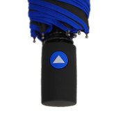 Парасоля складана напівавтоматична Bergamo Sky, колір чорний/синій - 7040004 Парасоля складана напівавтоматична Bergamo Sky, колір чорний/синій - 7040004