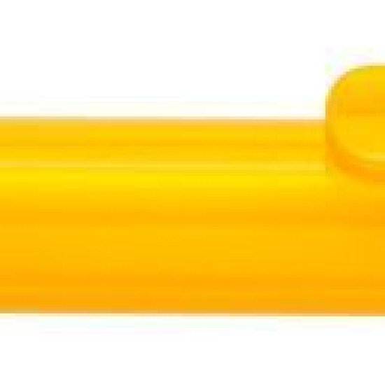 Ручка пластикова кулькова Bergamo, колір помаранчевий - 4300-6