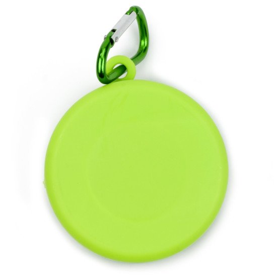 Кухоль складаний 220 мл пластиковий Voyager, з карабіном, колір світло-зелений - V7618-10