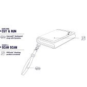 Гаманець Pacsafe RFIDsafe V125, колір чорний - 10558100
