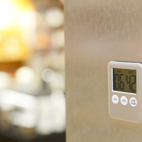 Таймер кухонний з магнітом Voyager, колір сріблястий - V8554-32