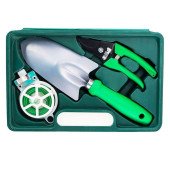 Набір садових інструментів 7в1 Bergamo Gardenia PRO, в кейсі, колір зелений - 1770T-4 Набір садових інструментів 7в1 Bergamo Gardenia PRO, в кейсі, колір зелений - 1770T-4