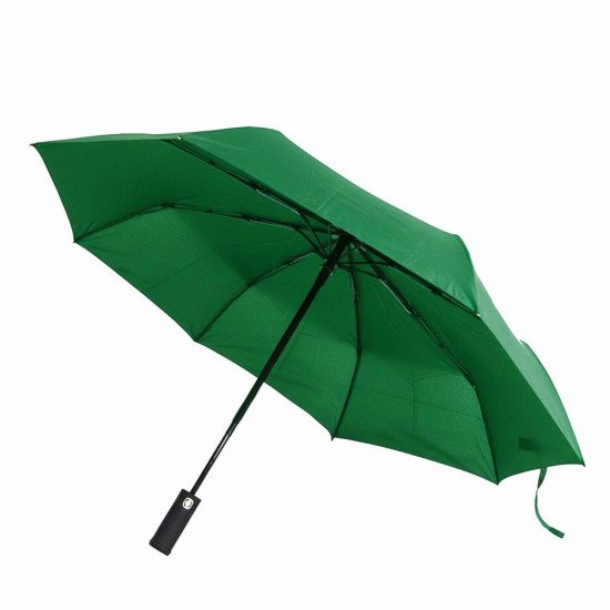 Парасоля складана автоматична Line Art Light, з підсвічуванням, колір зелений - 45550-9