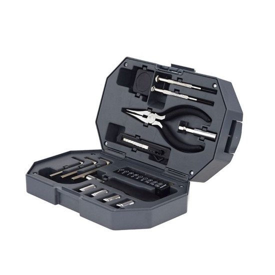Набір інструментів 24в1 Bergamo Light Tools, в кейсі, колір сірий - 1500TS-7
