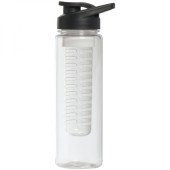 Пляшка для води 700 мл пластикова Easy Gifts Sant-Denis, колір чорний - 086203