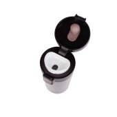 Термокружка 250 мл сталева з фільтром Voyager Laura, вакуумна, колір чорний - V0552-03