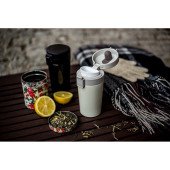 Термокружка 250 мл сталева з фільтром Voyager Laura, вакуумна, колір бежевий - V0552-20