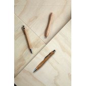 Ручка бамбукова кулькова Voyager, колір натуральний - V1336-17