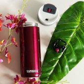 Термокружка 500 мл сталева Kambukka Etna, вакуумна, колір темно-вишневий - 11-01006