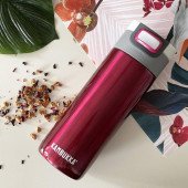 Термокружка 500 мл сталева Kambukka Etna, вакуумна, колір темно-вишневий - 11-01006