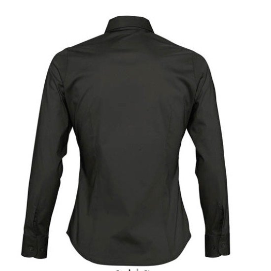 Сорочка жіноча SOL'S Eden, колір чорний - 170153123XL