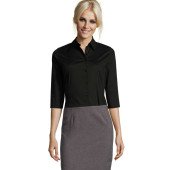 Сорочка жіноча SOL'S Effect 3/4 Sleeve, колір чорний - 170103123XL