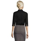 Сорочка жіноча SOL'S Effect 3/4 Sleeve, колір чорний - 170103123XL