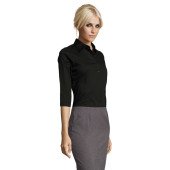 Сорочка жіноча SOL'S Effect 3/4 Sleeve, колір чорний - 170103123XL