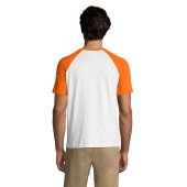 Футболка SOL'S Funky, колір чорний/сірий меланж - 111909703XL Футболка SOL'S Funky, колір чорний/сірий меланж - 111909703XL