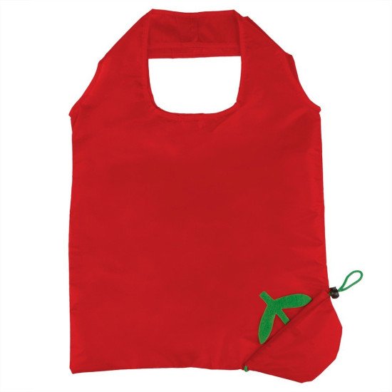 Сумка-шопер складана з короткими ручками Voyager Rosie, колір червоний/темно-зелений - V7531-99