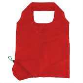 Сумка-шопер складана з короткими ручками Voyager Rosie, колір червоний/темно-зелений - V7531-99