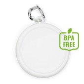 Кухоль складаний 220 мл пластиковий Voyager, з карабіном, колір білий - V7618-02