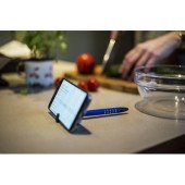 Ручка-стилус металева кулькова Voyager Erran з підставкою для телефону, колір зелений - V1816-06