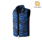 Жилет з підігрівом Thermalli La Norma, колір камуфляж синій - 408800032XL Жилет з підігрівом Thermalli La Norma, колір камуфляж синій - 408800032XL