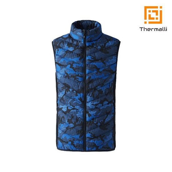 Жилет з підігрівом Thermalli La Norma, колір камуфляж синій - 408800032XL Жилет з підігрівом Thermalli La Norma, колір камуфляж синій - 408800032XL