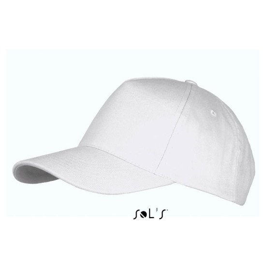 Кепка SOL'S Long Beach, колір білий - 00594102TUN