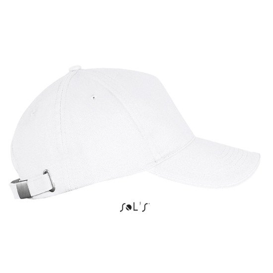 Кепка SOL'S Long Beach, колір білий - 00594102TUN