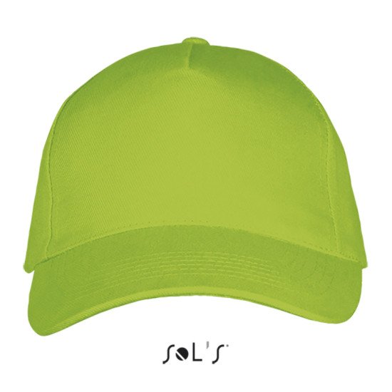 Кепка SOL'S Long Beach, колір лайм - 00594281TUN