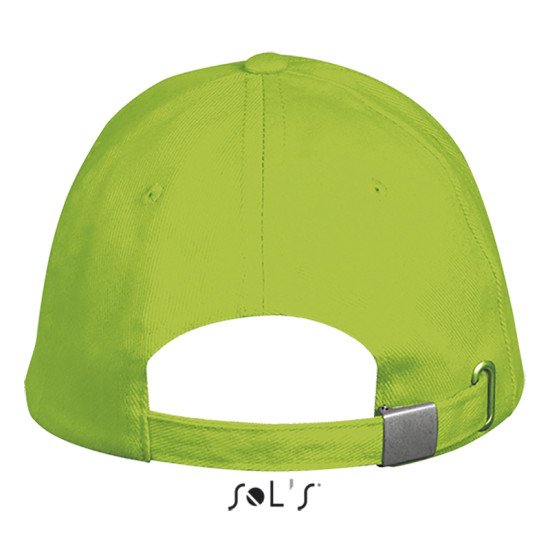 Кепка SOL'S Long Beach, колір лайм - 00594281TUN