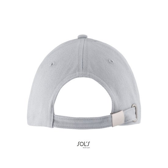 Кепка SOL'S Long Beach, колір сірий - 00594342TUN