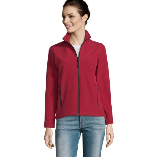 Куртка софтшел жіноча SOL'S Race, колір перцево-червоний - 01194162L