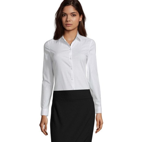 Сорочка жіноча SOL'S Blake, колір білий - 01427102XXL