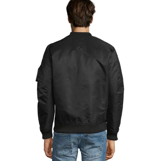 Куртка-бомбер SOL'S Rebel, колір чорний - 016163123XL