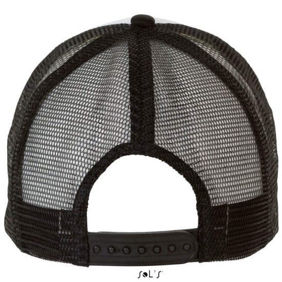 Кепка SOL'S Bubble, колір білий/чорний - 01668906TUN